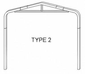 Type 2 post truss bracing