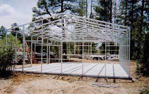 Steel frame construction