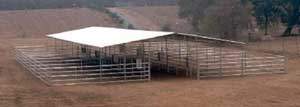 Continuous Slope Open Air Barn