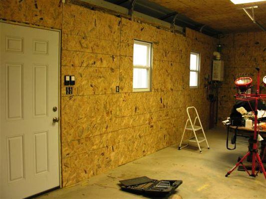 The Man Cave Garage Under Construction