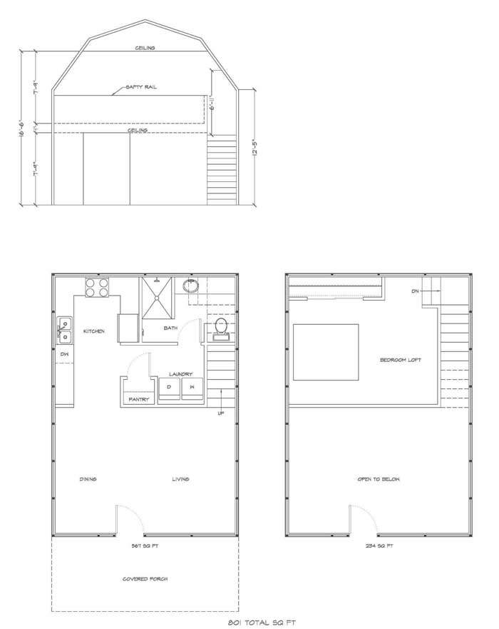 Gambrel Barn Steel Building Kits Easy To Install Shipped