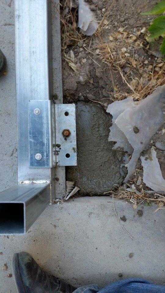 9. Securing Carport to Existing Concrete Pad