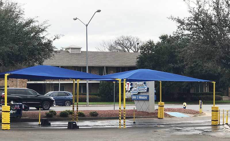 Car Wash Shade Shelters