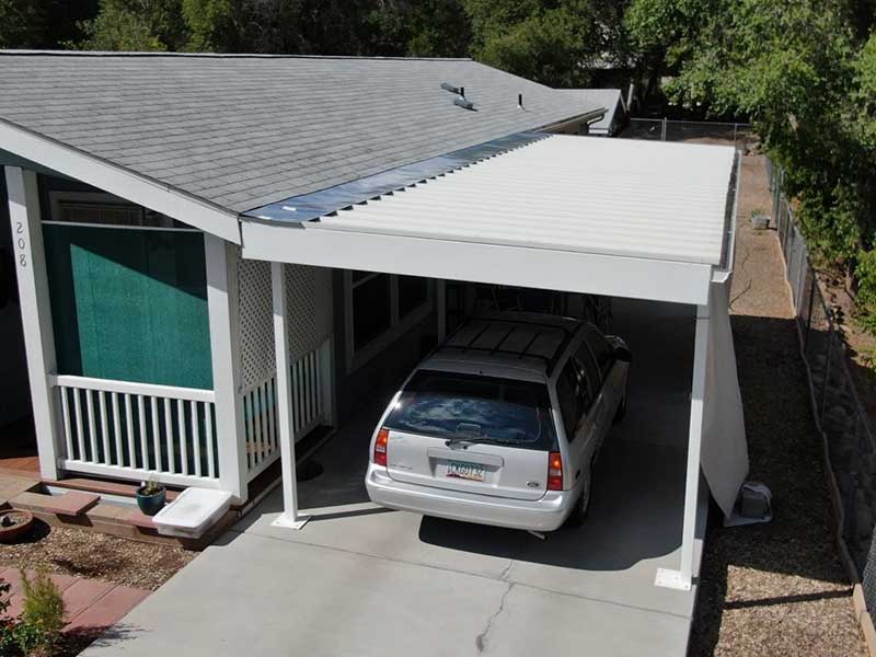 Single Slope Carport