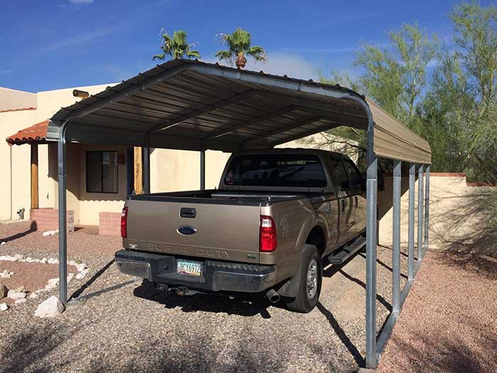 Carport no panels