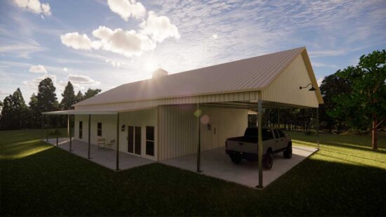 The Collins style with carport